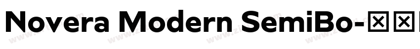 Novera Modern SemiBo字体转换